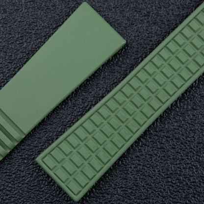 Premium FKM Fluorine Rubber Watch Strap, 19mm, for Patek, for Philippe, for Aquanaut 5067A-001