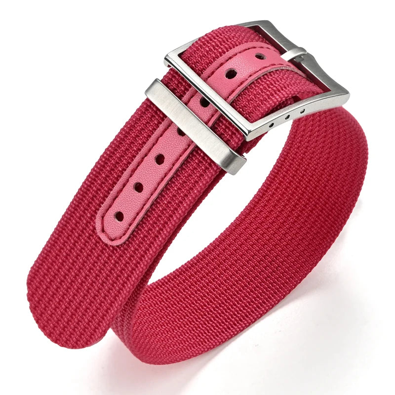 Bracelet de Sport universel en tissu Nylon, 20/22mm, étanche, militaire, pour Seiko Omega, accessoires de Bracelet de montre de l'armée, sans rayures