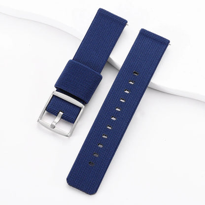 Cinturino per orologio in nylon a sgancio rapido, nero, verde, blu, 20mm, per orologi Omega, cinturino sportivo in tela per uomo e donna