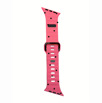 Irregular Silicone Strap for Apple Watch, 40mm 41mm 44mm 45mm 46mm 42mm, Correa, iWatch Series 11 10 9 8 7 SE Ultra