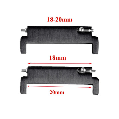 1 paire d'adaptateurs de bracelet de montre 18mm à 20mm, 22mm, 20mm à 18/20/22mm, 22mm à 22mm, connecteurs à broches à dégagement rapide, accessoires de montre
