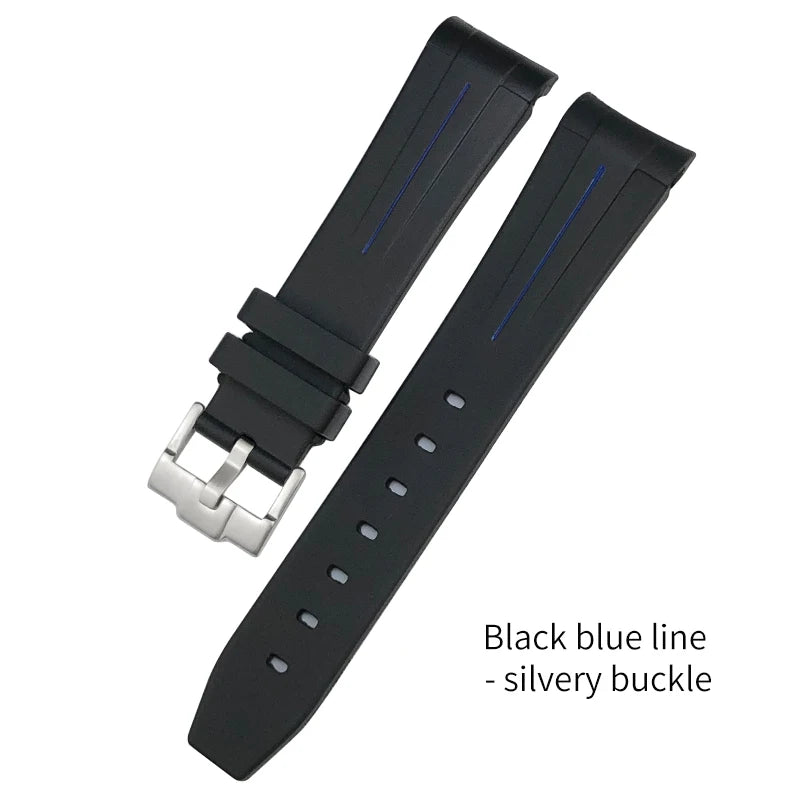 Bracelet de montre pour Rolex Submariner en caoutchouc - Premium