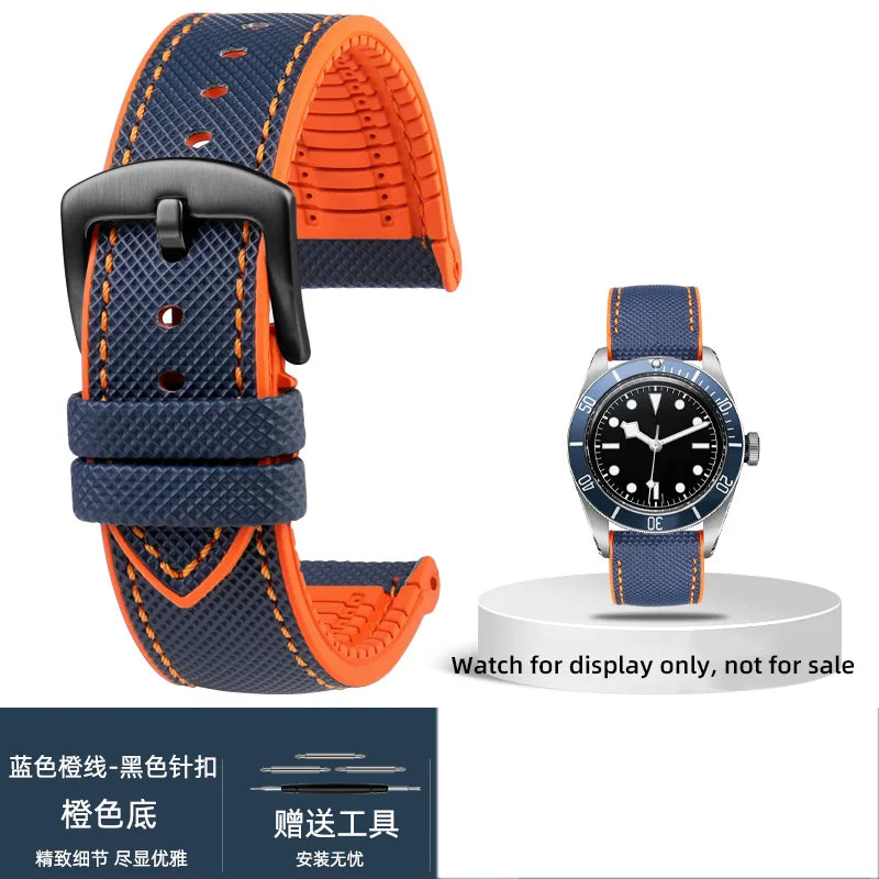 Per Casio Swordfish MDV-106 Marlin MDV106 Cinturino MDV107 MTPVD01 Cinturino in gomma Ghost Water 5374 Cinturino 22mm Cinturino sportivo