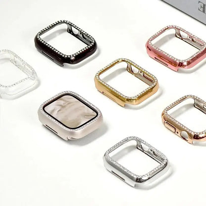 Diamond Case for Redmi Watch 6 5 4 3 Active 3 Lite, Shiny Protection for iWatch Series Redmi Watch 5 Active Lite