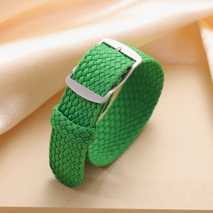 14mm 16mm 18mm 20mm 22mm Nylon Woven Canvas Watch Strap for Perlon for Omega Watchband Men Women Sport Wristband Accessories