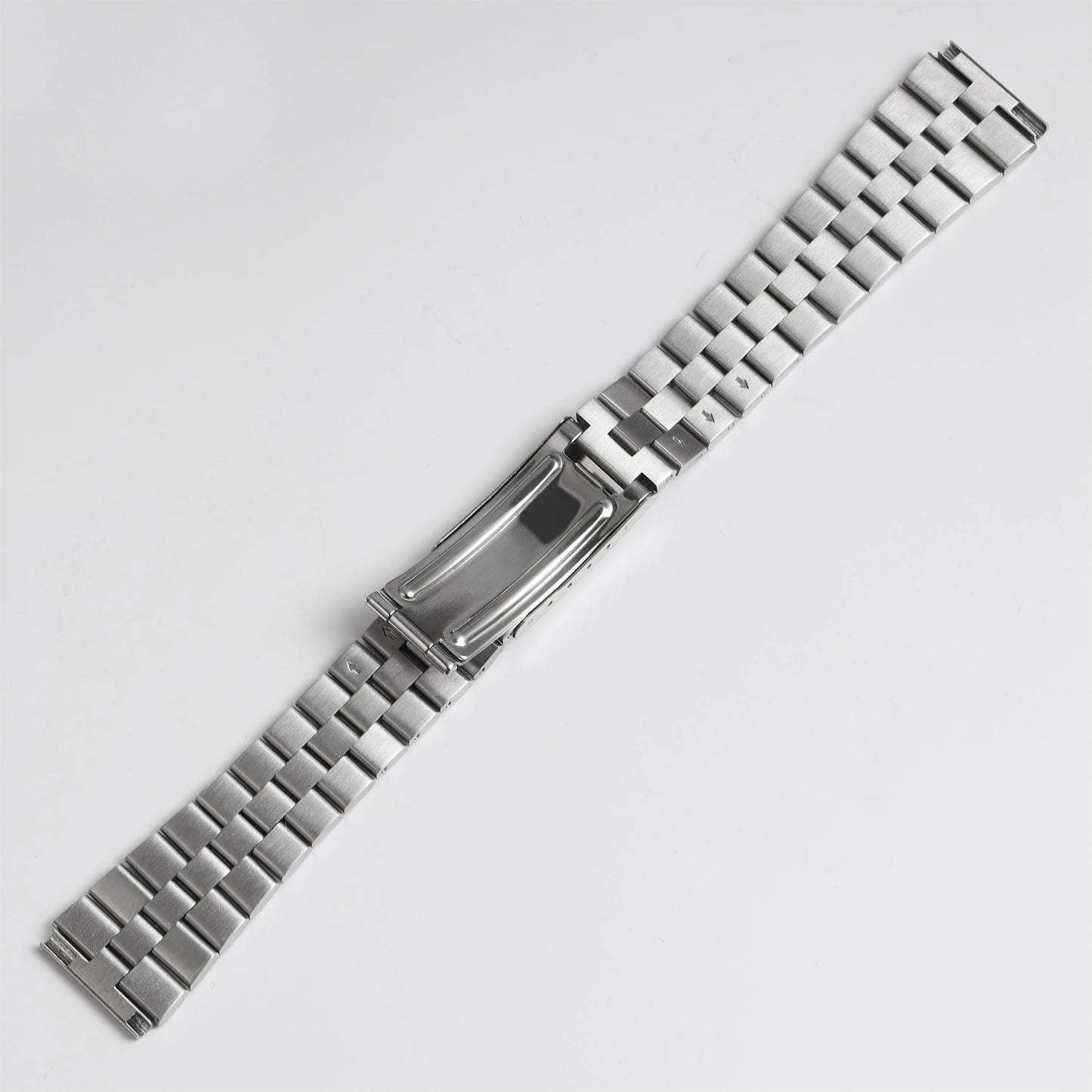 Bracelet de montre vintage en acier inoxydable brossé argenté 19*21mm pour SEIKO SKX 6138 6106 6119 4006 Sport 5, bracelet de poignet en métal