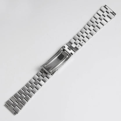 Bracelet de montre vintage en acier inoxydable brossé argenté 19*21mm pour SEIKO SKX 6138 6106 6119 4006 Sport 5, bracelet de poignet en métal