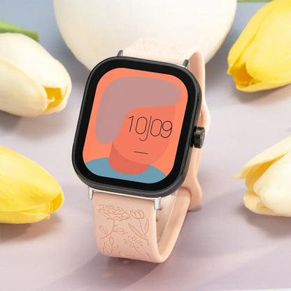 Carved Strap for Redmi Watch 6 5 4, Magnetic Silicone Bracelet for Redmi Watch 5 Active 3 Lite 5 Lite 3 Active