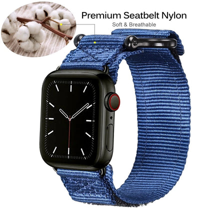 HEMSUT Nylon Strap for Apple Watch, Outdoor Bracelet, Ultra, 49mm, Mini Band 4, iWatch 7, 5, 6, SE 2, 3, 40mm, 44mm