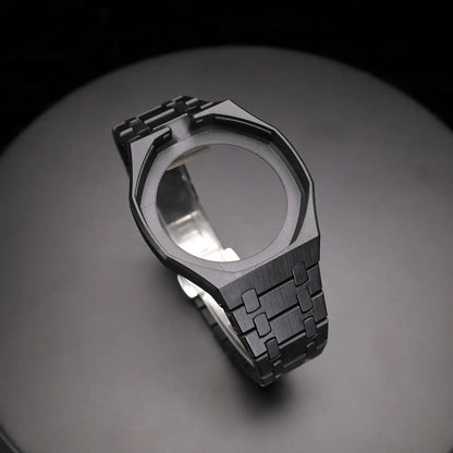Ceramic case and bracelet for Swatch X AP Royal Pop, integrated modification accessories to transform a pocket watch into a wristwatch
