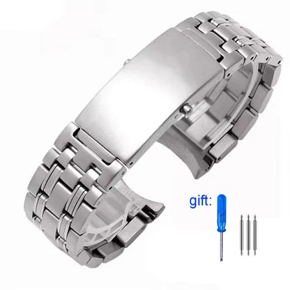 Cinturino per orologio in acciaio inossidabile argentato, qualità SION L, per JEAN seam84magazines edmaster planet ocean, 20mm