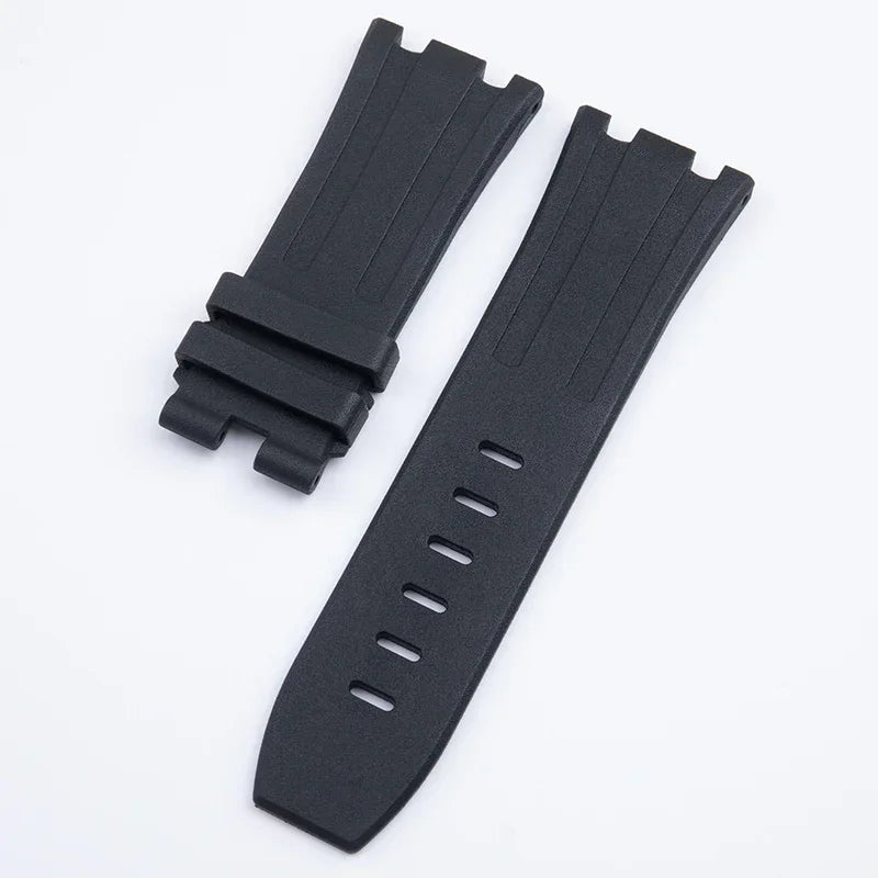 Bracelet de montre en caoutchouc FKM souple de 28mm, adapté au bracelet de montre AP Audemars Piguet, cadran de 42mm, boucle à ardillon 15703 15710