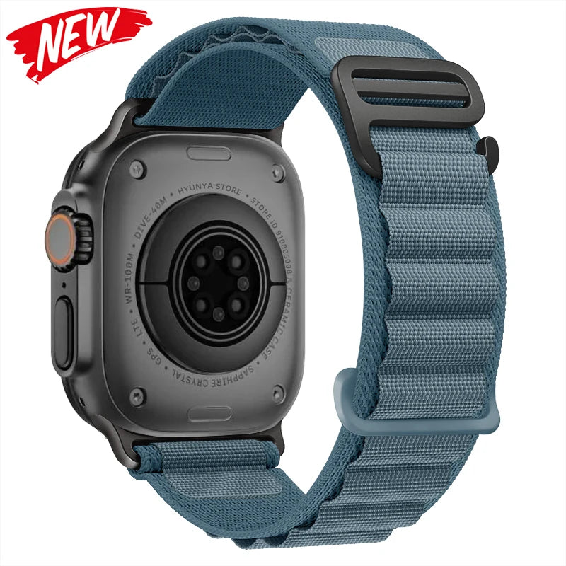 Cinturino per Apple Watch, bracciale alpino per cinturino Apple Watch Ultra 2 3, cinturino 45mm 49mm 42mm 46mm 44mm 41mm 40mm, cinturino Iwatch serie 11 9 8 7 SE 10
