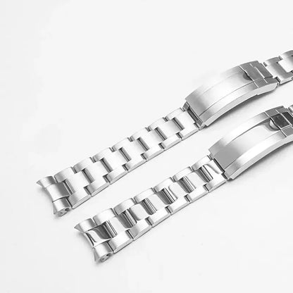 Watch strap for Rolex Submariner Daytona, solid steel - folding clasp