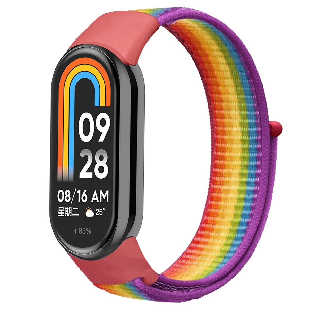 Bracelet à boucle en Nylon pour xiaomi Mi Band 10 9 8, Bracelet de remplacement, pulsera Xiaomi Smart Band 10 9 8 NFC