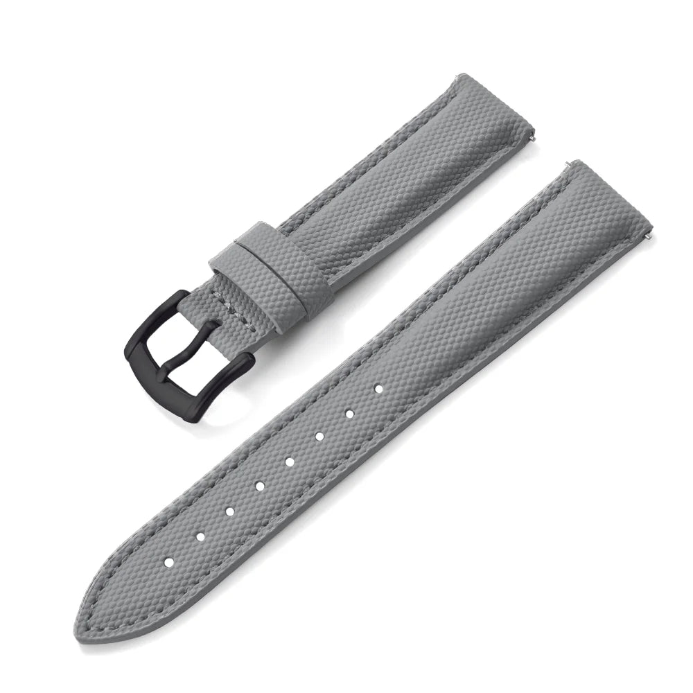 New Sailcloth Coated Sport Watch Strap 18/19/20/22mm Quick Release Waterproof Wristband for Huawei/Samsung Smartwatch Accessories