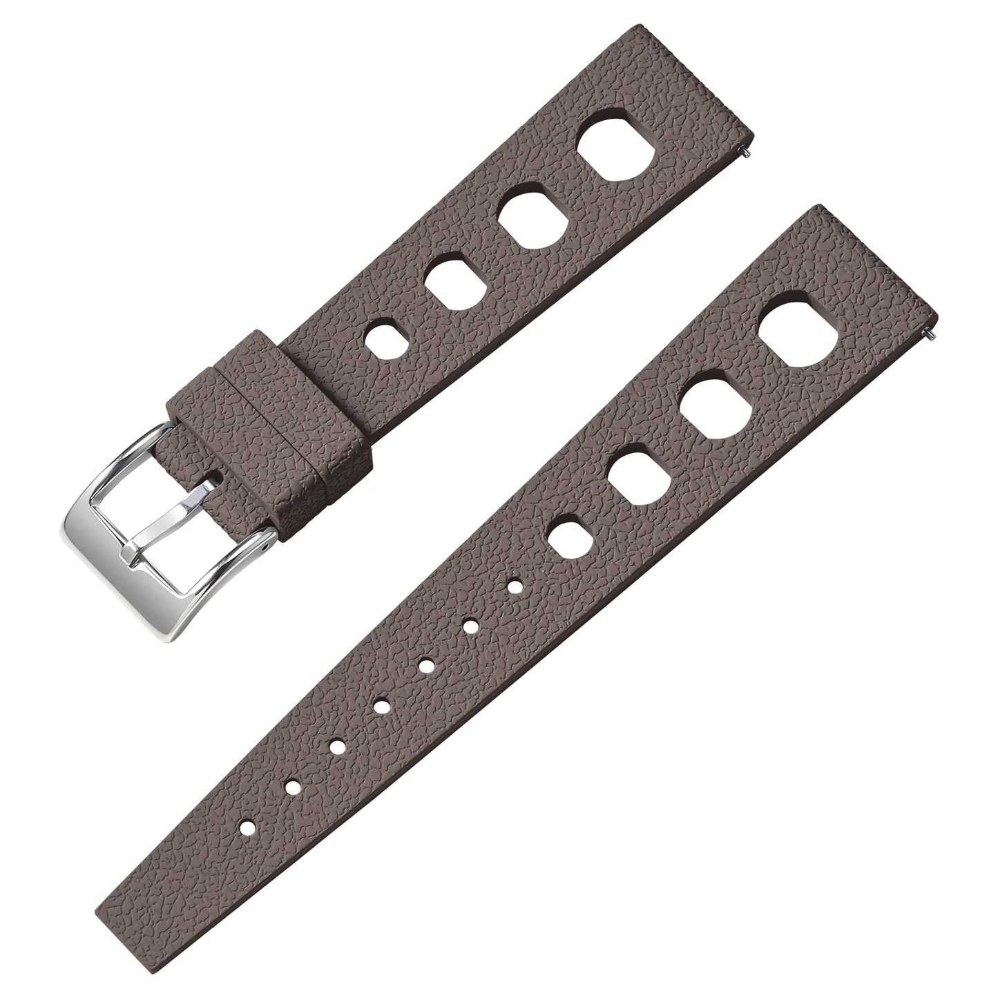 FKM Bracelet de montre pour Omega × montre/Rolex/IWC Bracelet 20mm 22mm Bracelet à dégagement rapide Bracelet en caoutchouc souple respirant