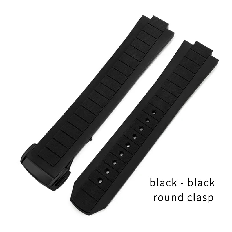 Bracelet de montre en caoutchouc et Silicone convexe, 10x21mm, pour Omega Seamaster Planet Ocean 600M, série 217.30.42 217.32.42, bracelet de montre étanche