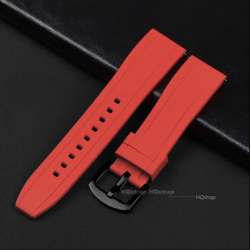 Cinturino per orologio in silicone di alta qualità, cinturino in gomma a sgancio rapido 20mm 22mm, bracciale di ricambio, accessori per donne e uomini