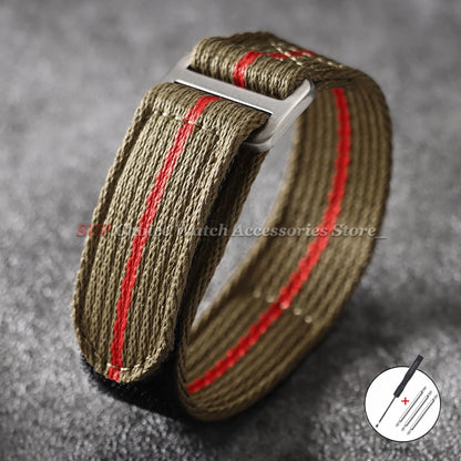 Bracelet de montre en tissu nylon 20 mm 22 mm, bracelet de sport universel, bracelet en toile pour Rolex, bracelet de remplacement en toile pour Tudor