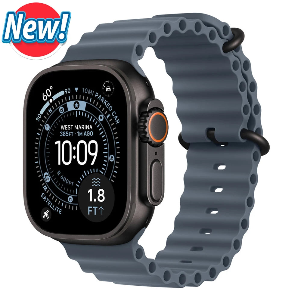 Bracelet Ocean pour Apple Watch Ultra 3 2, 49mm 46mm 44mm 40mm 45mm 41mm 42mm, Correa Bracelet iWatch Series 11 10 9 SE 8 7 6 5 4