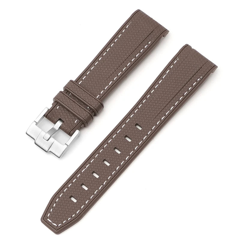 Bracelet de montre pour Omega X Swatch Joint MoonSwatch, pour Seamaster 300 hommes femmes 20mm caoutchouc Silicone extrémité incurvée