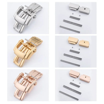 Maglia terminale 25x12,5 mm con accessori morbidi per cinturino in gomma fluorurata per braccialetto Patek Philippe per cinturino Nautilus 5711/5712/5980