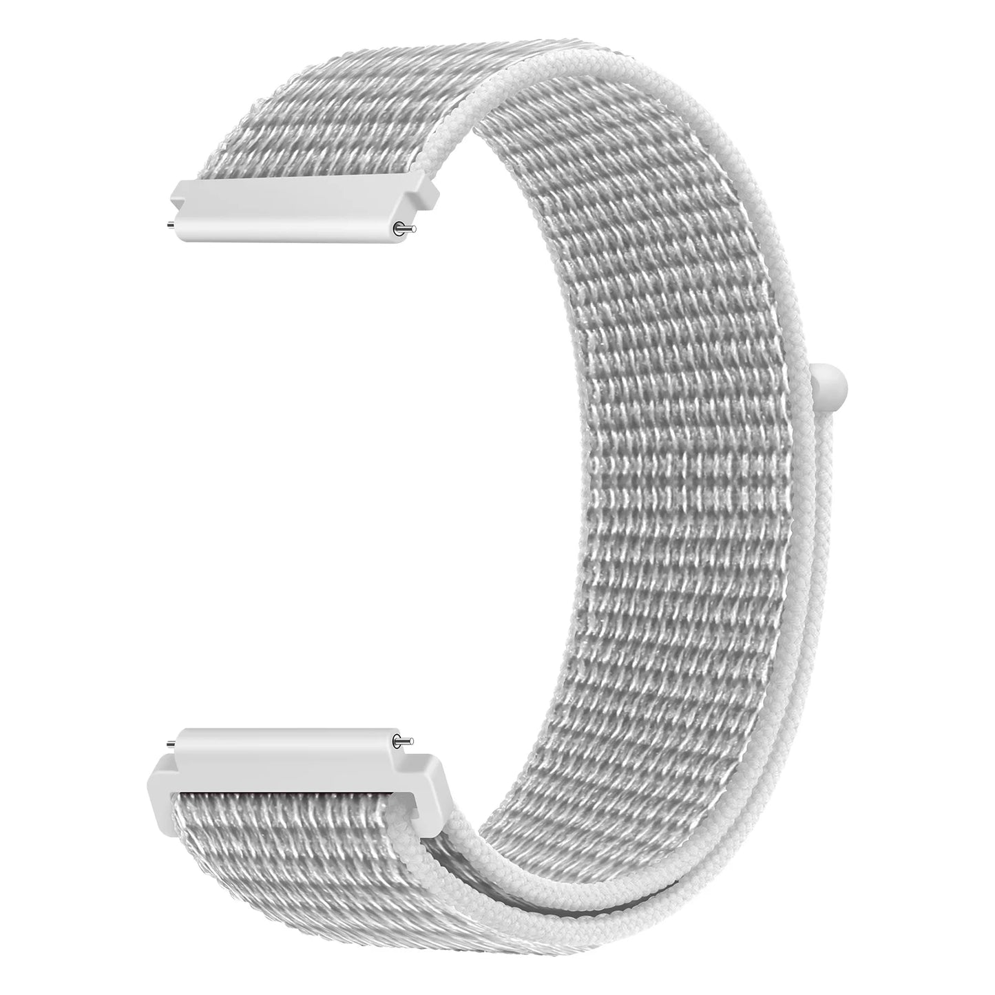 Bracelet à boucle en Nylon pour Amazfit Bip 6/5/GTS 4/3/2/2e/Mini/GTR 42mm/47mm/GTR 4/3 Pro Sport, 20mm/22mm, 2 bandes