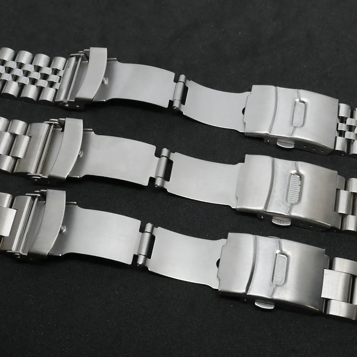 Bracelet incurvé pour Seiko, bracelet de montre de luxe en acier inoxydable massif, 18/19/20/21/22/24/26mm, ceinture d'extrémité Arc, accessoires de montre pour hommes
