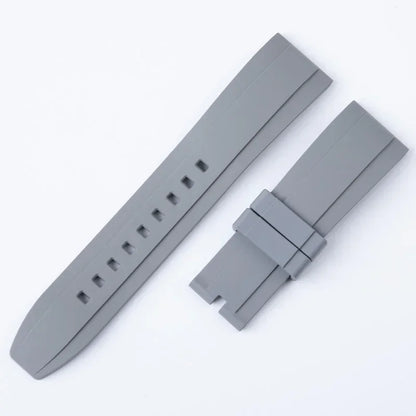 Cinturino in gomma fluorurata FKM a sgancio rapido, 18/19/20/21/22/23/24mm, per orologio intelligente, da uomo e donna, cinturini universali