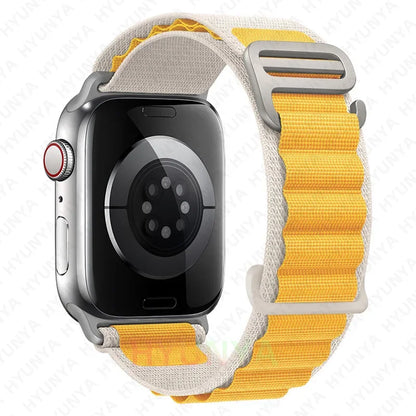Cinturino per Apple Watch, bracciale alpino per cinturino Apple Watch Ultra 2 3, cinturino 45mm 49mm 42mm 46mm 44mm 41mm 40mm, cinturino Iwatch serie 11 9 8 7 SE 10