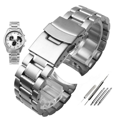 Bracciale in acciaio inossidabile da 20 mm e 22 mm per Casio EDIFICE EFV-540 500 EFS-S510 EFB-650 EQB-501 EFR-303L/303D.