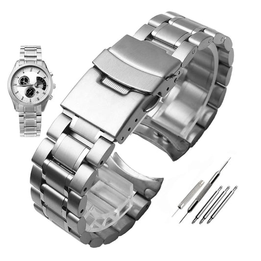 Bracciale in acciaio inossidabile da 20 mm e 22 mm per Casio EDIFICE EFV-540 500 EFS-S510 EFB-650 EQB-501 EFR-303L/303D.