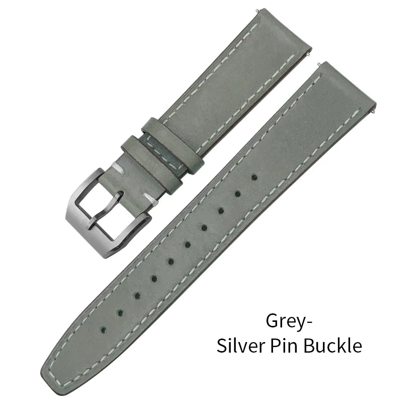 Bracelet de montre en cuir véritable pour hommes, à dégagement rapide, 19mm 20mm 21mm 22mm, pour IWC Portugieser Pilot montres Portofino, bracelet de montre en cuir de vache