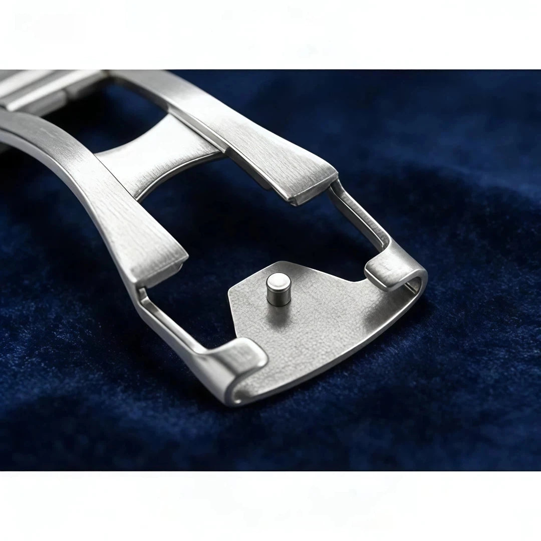 Stainless Steel Deployment Clasp, 18mm 20mm 22mm, for Omega Folding Watch, Butterfly Buckle Strap for Seamaster Speedmaster