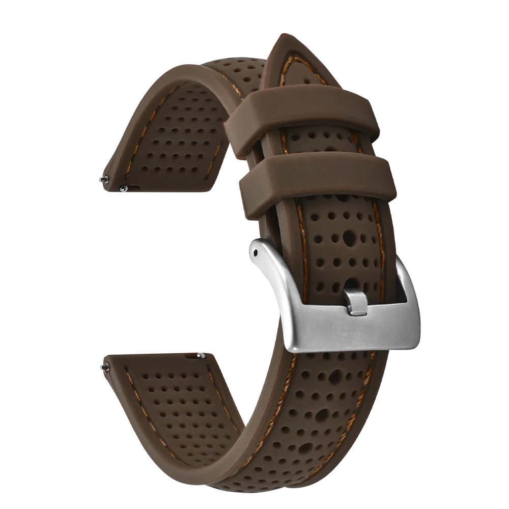 Bracelet de Sport en Silicone pour hommes, 18mm 20mm 22mm, en caoutchouc étanche, bracelet de remplacement pour Samsung S3 Huawei Watch GT2 46mm Amazfit GTR