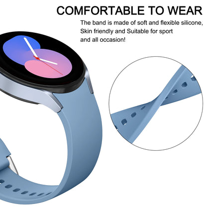 Bracelet en Silicone souple pour Samsung Galaxy Watch FE 7 6 5 4 44mm 40mm 5 Pro 45mm, pour Galaxy Watch 6 Classic 43mm 47mm