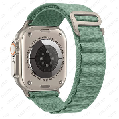 Bracelet à boucle alpine pour Apple watch Ultra 3 2 bandes 49mm 45mm 44mm 40mm 41mm 46mm 42mm Bracelet iWatch série 11 10 SE 9 8 7 6 5 4