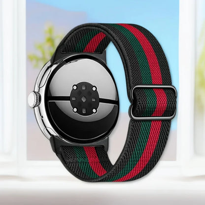 Soft Nylon Strap for Google Pixel Watch 4 3 45/41mm, Replacement Strap for Pixel Watch 2/1 41mm, Elastic Nylon Buckle Strap