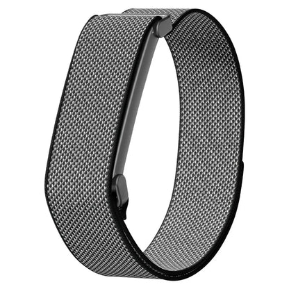 Nylon Watch Strap for Google Fitbit Air, Breathable Adjustable Sport Replacement Band, Lightweight with Metal Case