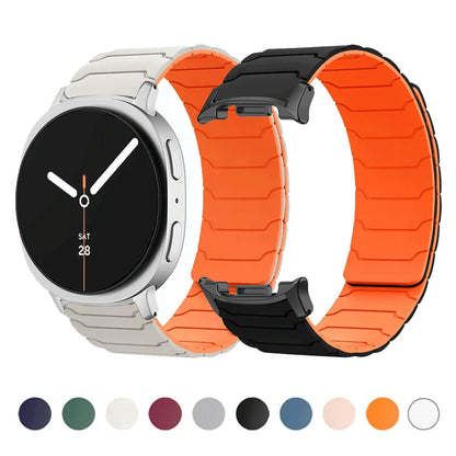 Bracelet magnétique en Silicone pour Samsung Galaxy Watch Ultra 2025, 47mm, pour Galaxy 8 40mm 44mm/8Classic 46mm, Bracelet de sport