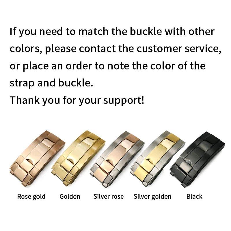 Uhrenarmband aus Kautschuk, 20mm 21mm 18mm 19mm, passend für Rolex Daytona Yacht Master Oysterflex, Silikonarmband, Faltschließe mit Feinverstellung