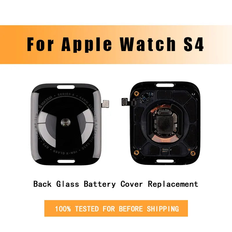 Genuine glass back cover with wireless charging, replacement part for Apple Watch Series 4 5 6 SE 7 8 9 40 41 44 45MM GPS/LTE