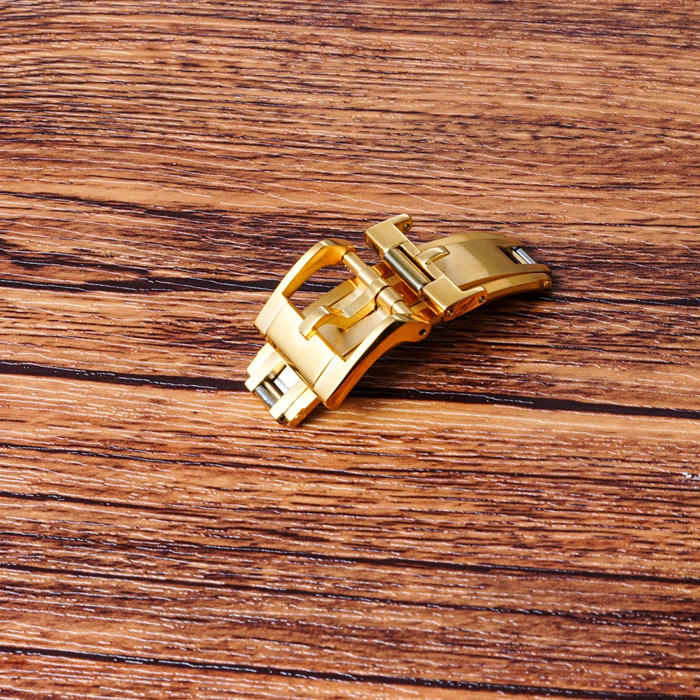 Fermoir de bracelet de montre en métal, 16mm 18mm, pour Rolex DAYTONA SUBMARINER GMT Yacht-Master, accessoire de montre, boucle à bouton métallique réglable