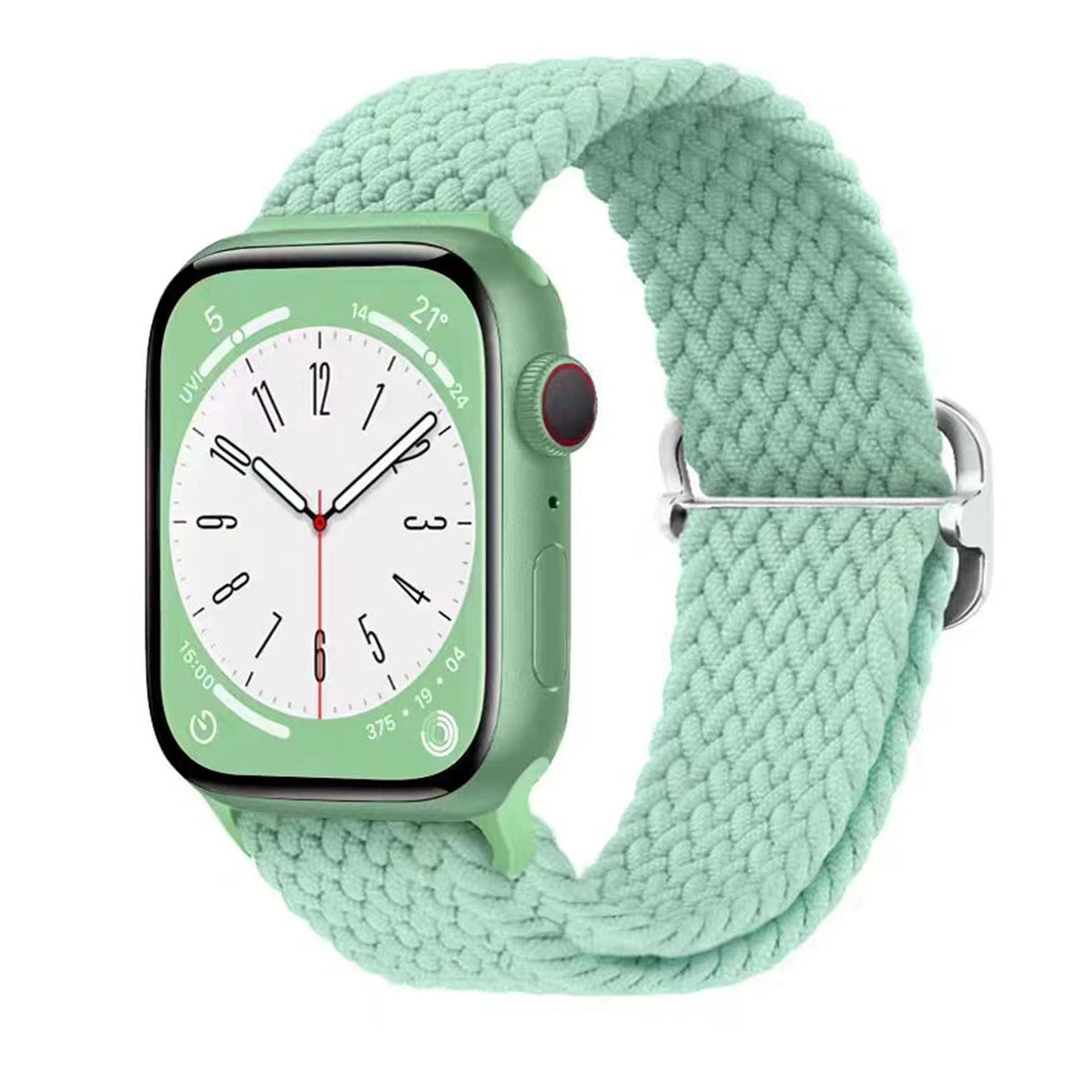 Cinturino in nylon intrecciato traspirante e morbido per Apple IWatch Series 11 10 9 8 7 6 5 4 SE 40/41/42/44/45/46mm