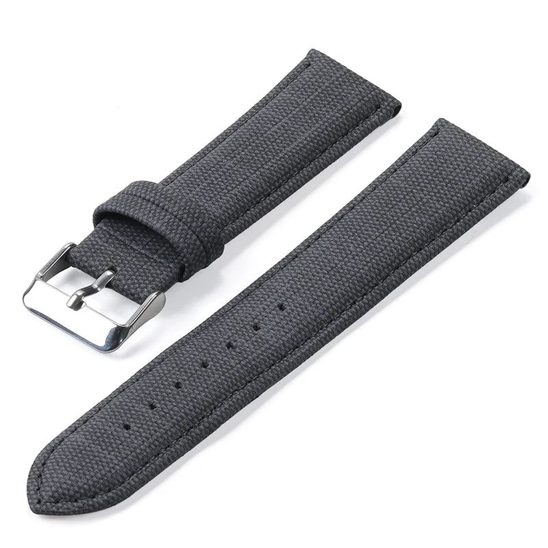 Bracelet de montre en Nylon à motif Denim pour Casio bracelet en cuir Vintage 10 12 14 16 18 20 22mm bracelet de montre pour Seiko hommes femmes accessoires