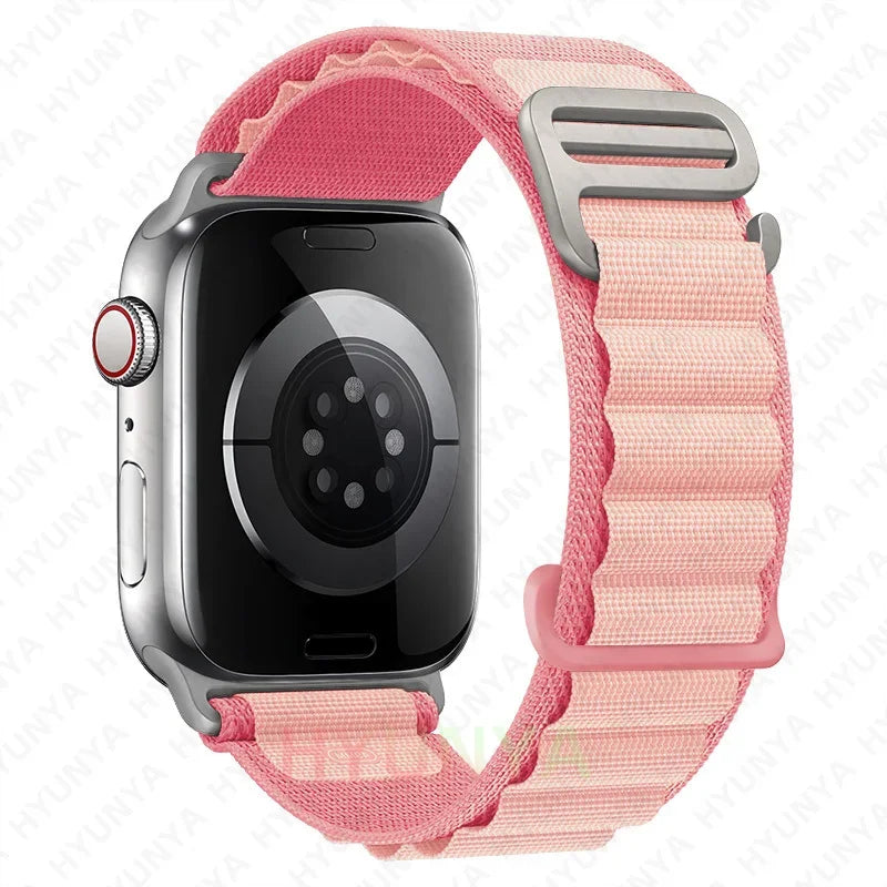 Cinturino per Apple Watch, bracciale alpino per cinturino Apple Watch Ultra 2 3, cinturino 45mm 49mm 42mm 46mm 44mm 41mm 40mm, cinturino Iwatch serie 11 9 8 7 SE 10