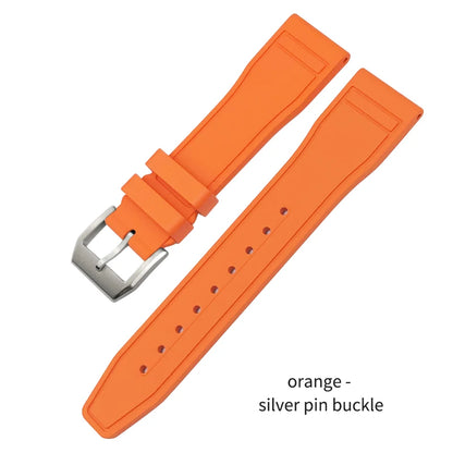 Cinturino per orologio in caucciù fluorurato naturale impermeabile di alta qualità per IWC Big Pilot's TOP GUN 20 mm 21 mm 22 mm FKM