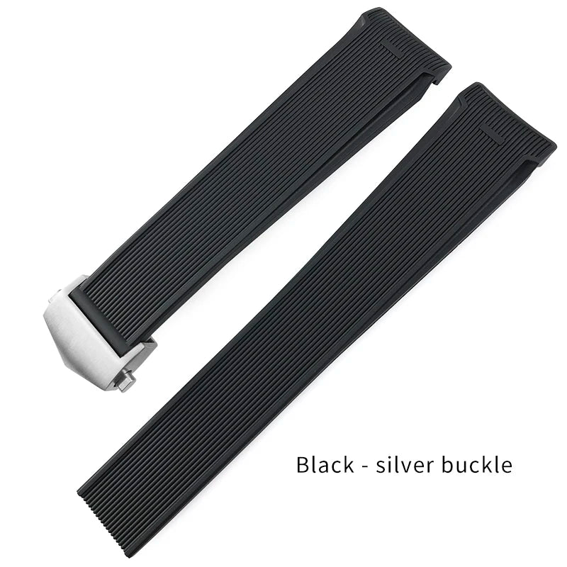 Bracelet de montre en caoutchouc naturel de haute qualité, 20mm 22mm, adapté à la montre TAG Heuer Aquaracer 300 500, bracelet de plongée, sport, en Silicone