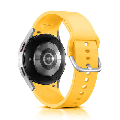 Bracelet en Silicone pour Samsung Galaxy Watch 7 6 5 4 44mm 40mm pro 45mm Sport 20mm Bracelet de montre Galaxy Watch6 Classic 43mm 47mm